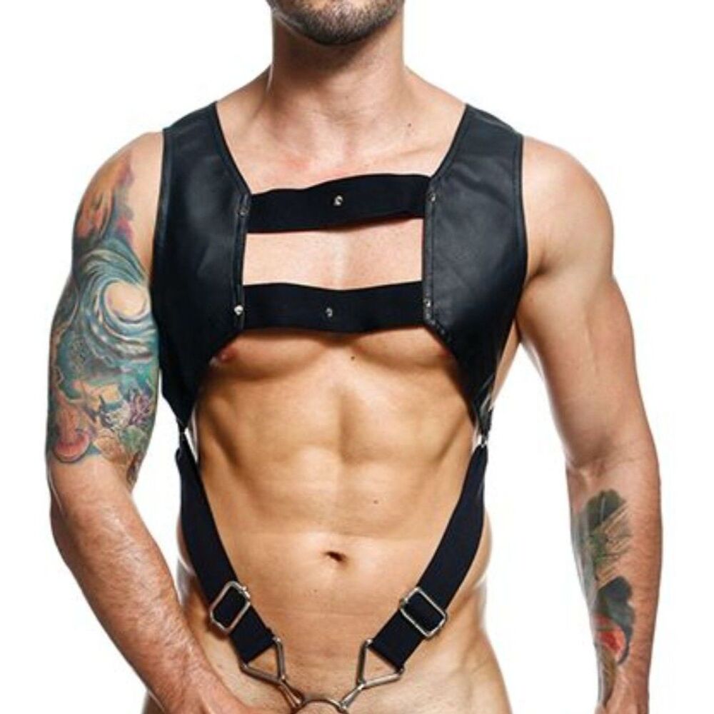 DMBL08 DNGEON Croptop C*ckring Harness